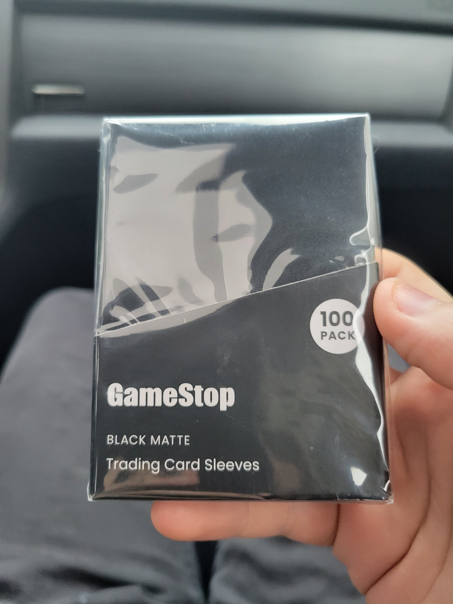 GameStop Trading Card Black Matte Sleeves 100-Pack | GameStop