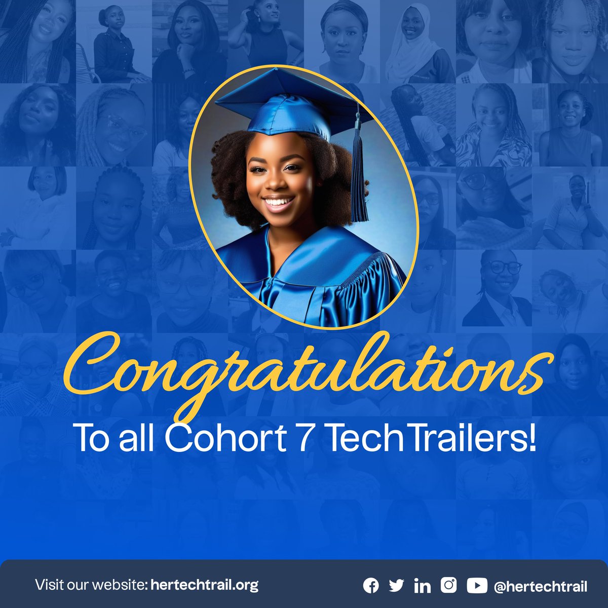 hertechtrail's tweet photo. Super Congratulations to all Cohort 7 TechTrailers graduating this weekend 🎓.

How was your learning experience? https://t.co/yT8y5iCZhJ