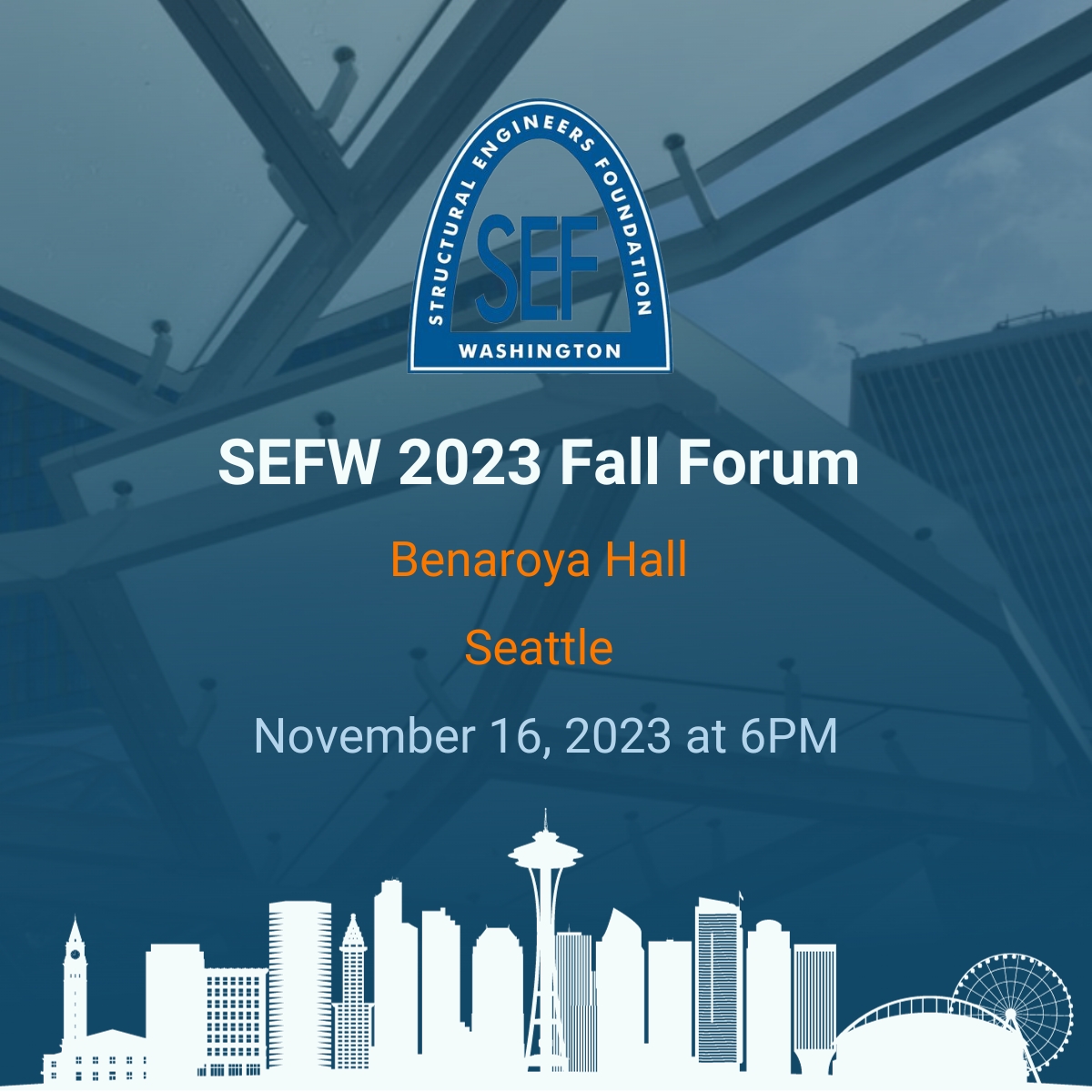 CKC is proud to be a Gold sponsor of the SEFW 2023 Fall Forum! This annual SEFW event typically draws a large crowd of industry leaders and this year will be no exception. Join us on November 16 at 6 PM in Benaroya Hall, Seattle.

 Visit: sefw.org/fallforum/2023…