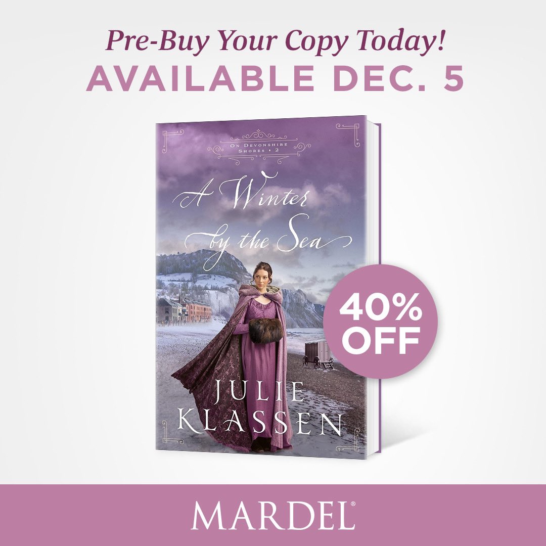 For a limited time, save 40% when you preorder your copy of A Winter by the Sea by <a href="/Julie_Klassen/">Julie Klassen</a> from our friends at <a href="/Mardel_Inc/">Mardel</a>! bit.ly/3PMYro8