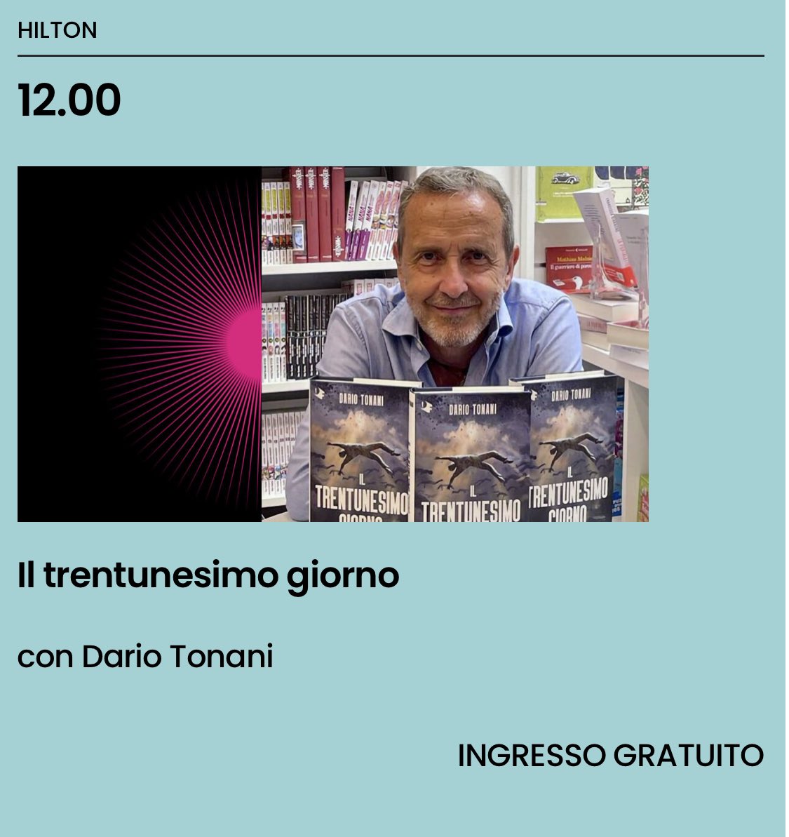 simona_regina's tweet photo. Al @tsplusf Mondofuturo continua 

🔜 martedì 31 ottobre 

🕚 ore 11 Hilton Hotel 

📚 dalla rilettura in chiave fantasy dei #PromessiSposi con @BeppeRoncari all’ecodistopia di @DarioTonani 

 📌 https://t.co/IPzw8uzngp https://t.co/c54QcTxbOS