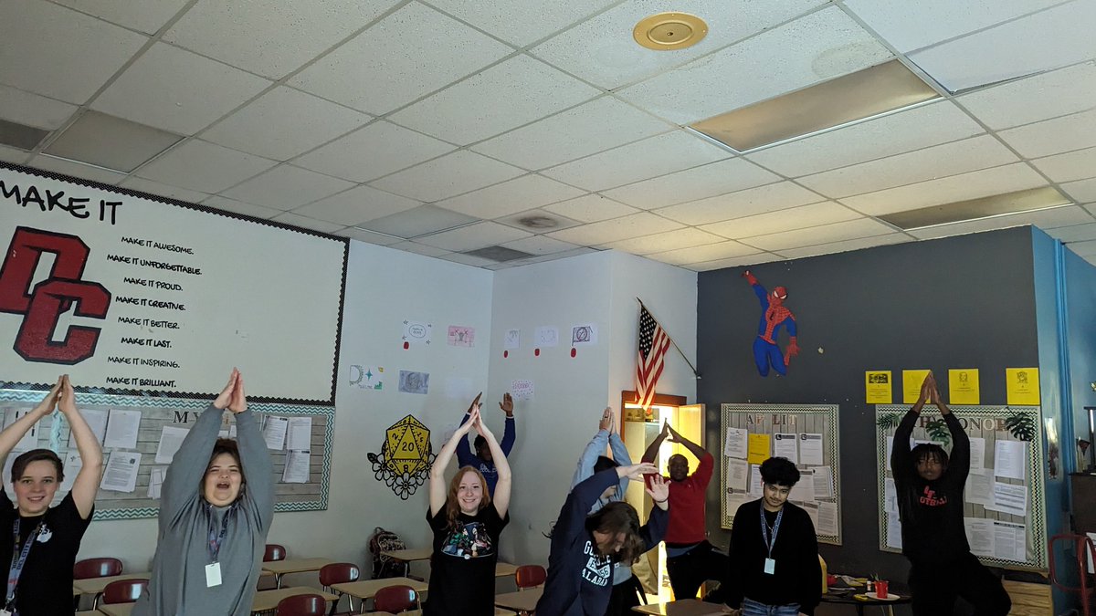 Jenkins007's tweet photo. Some days you just need some literary yoga. #mdpurpose #eaglesoar https://t.co/7CG2SgUian