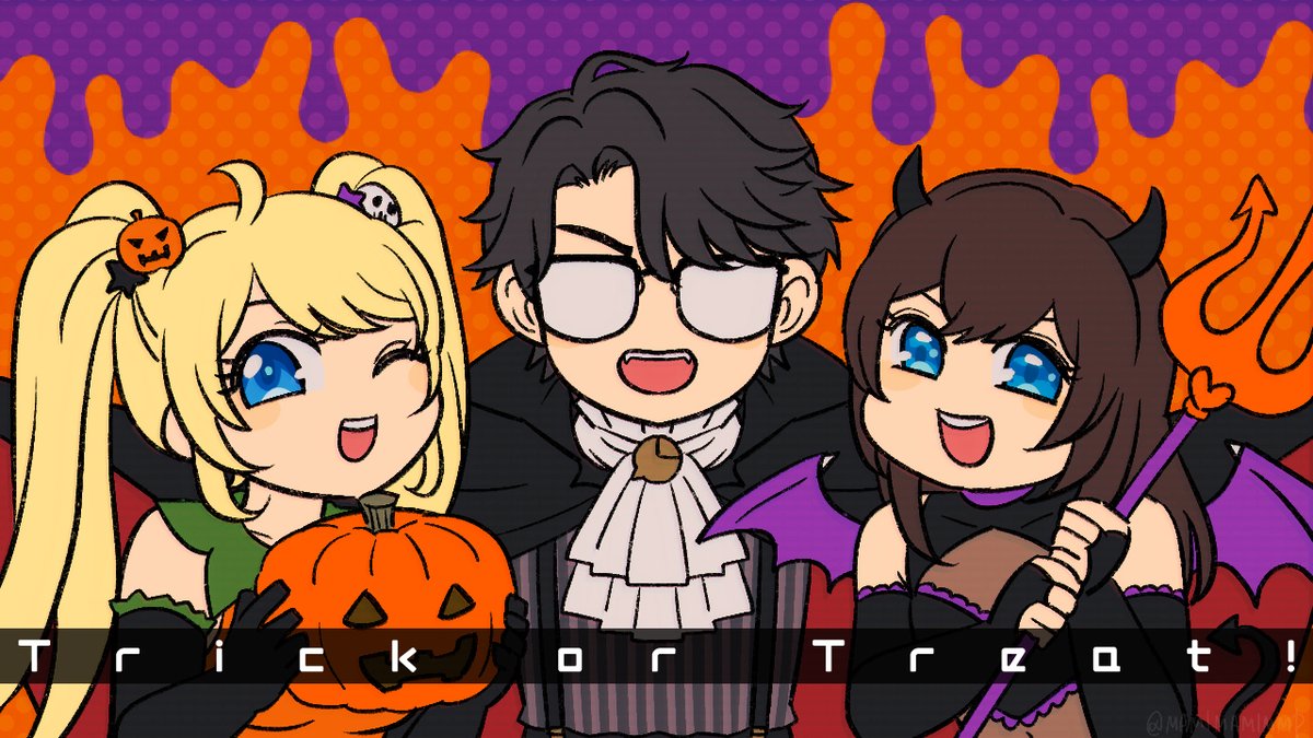 3set🎃Halloween!
#3setBBQ #ZEA_art #Taka_Radjimart #hanamaki_art🔶🥩☕