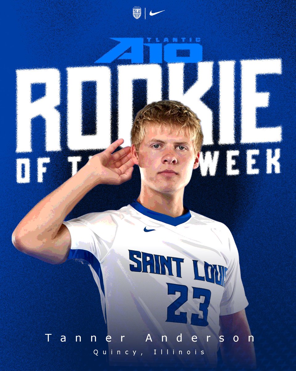 Tanner Anderson earns final <a href="/atlantic10/">Atlantic 10 Conference</a> Rookie of the Week.

🔹 scored 3 goal in the last 2 games
🔹 scored the equalizer against SJU to secure No. 2 seed in the A10

#BeBold #BeBlue 🔵