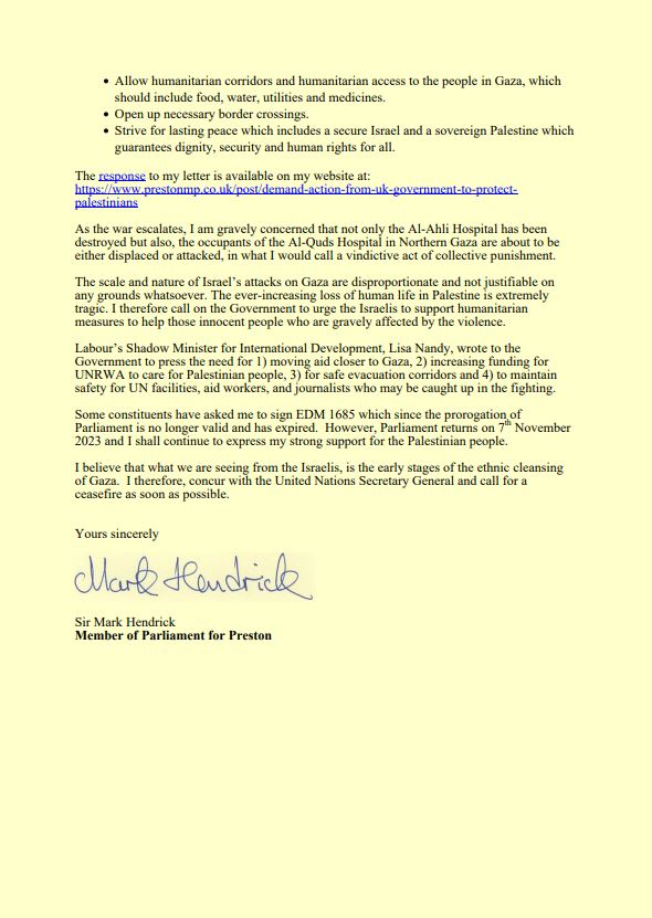 Mark Hendrick MP tweet media