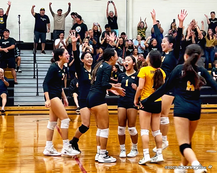 scoringlive's tweet photo. GVB: Hawaii Baptist Eagles sweep Maryknoll Spartans to clinch final ILH D2 state berth https://t.co/z4v1MLfHms https://t.co/DACSZiYHi5