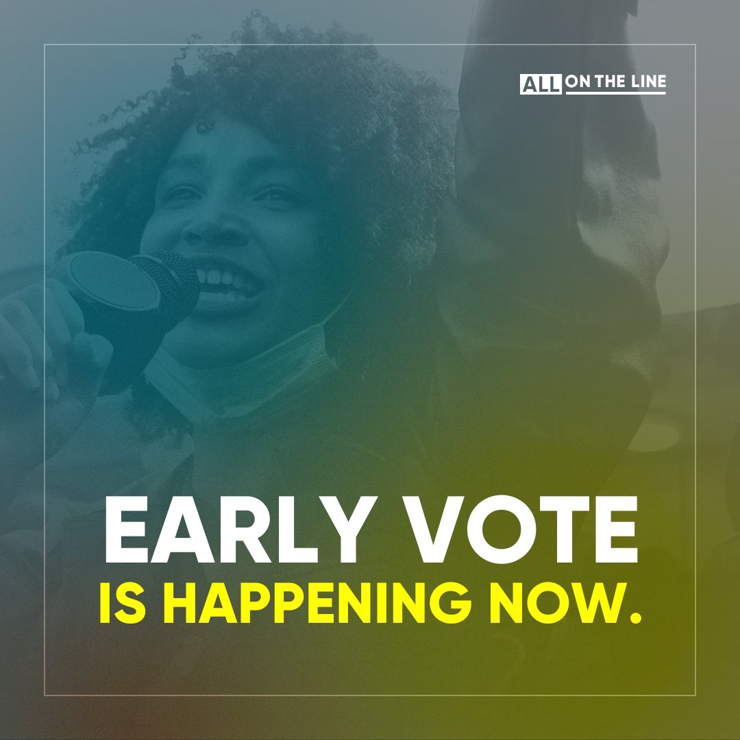 VIRGINIA👏 Early voting started this weekend. The future of democracy is in your hands – make sure that your voice is heard and vote now! 📢 bit.ly/478CWoI