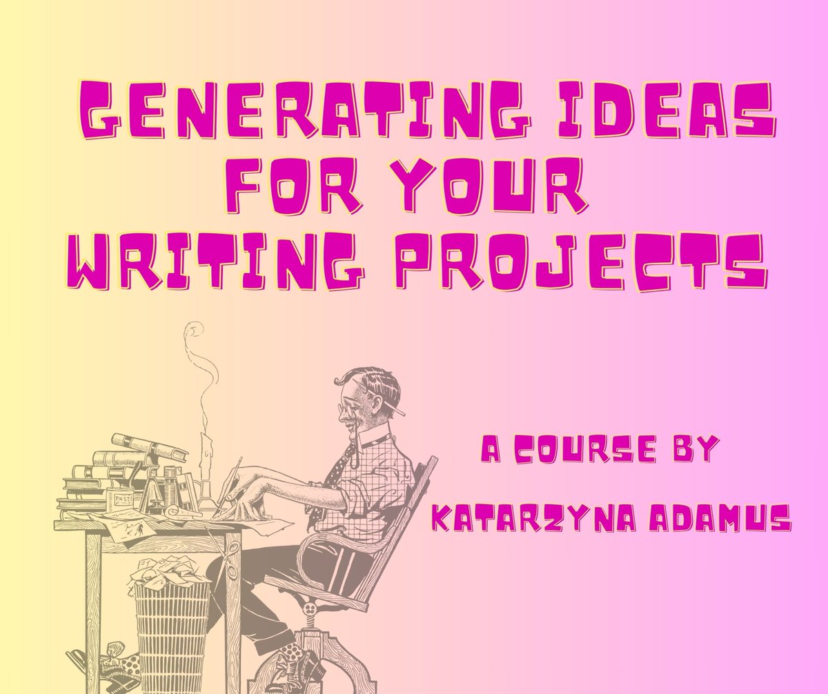 keadamus's tweet image. Stuck over a blank page?#creativewriting #courseonwriting #generatingideas courses.keadamus.com/ideas-generato…