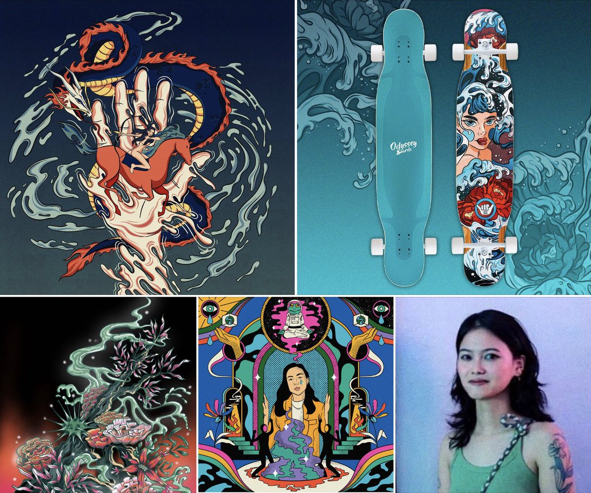 Trang Dang @trangdrawsbangs is an illustrator based in Singapore. She enjoys creating colorful slice-of-life illustrations to inspire others to pick up a pen and tell their story visually. trangdang.org instagram.com/trangdrawsbang… #vietnameseartist #vietkieuartist