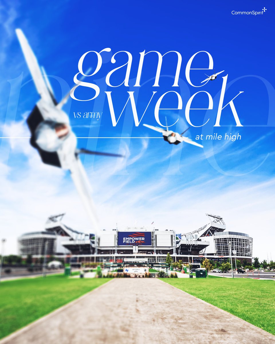 Heading to Mile High with one goal in mind #BeatArmy