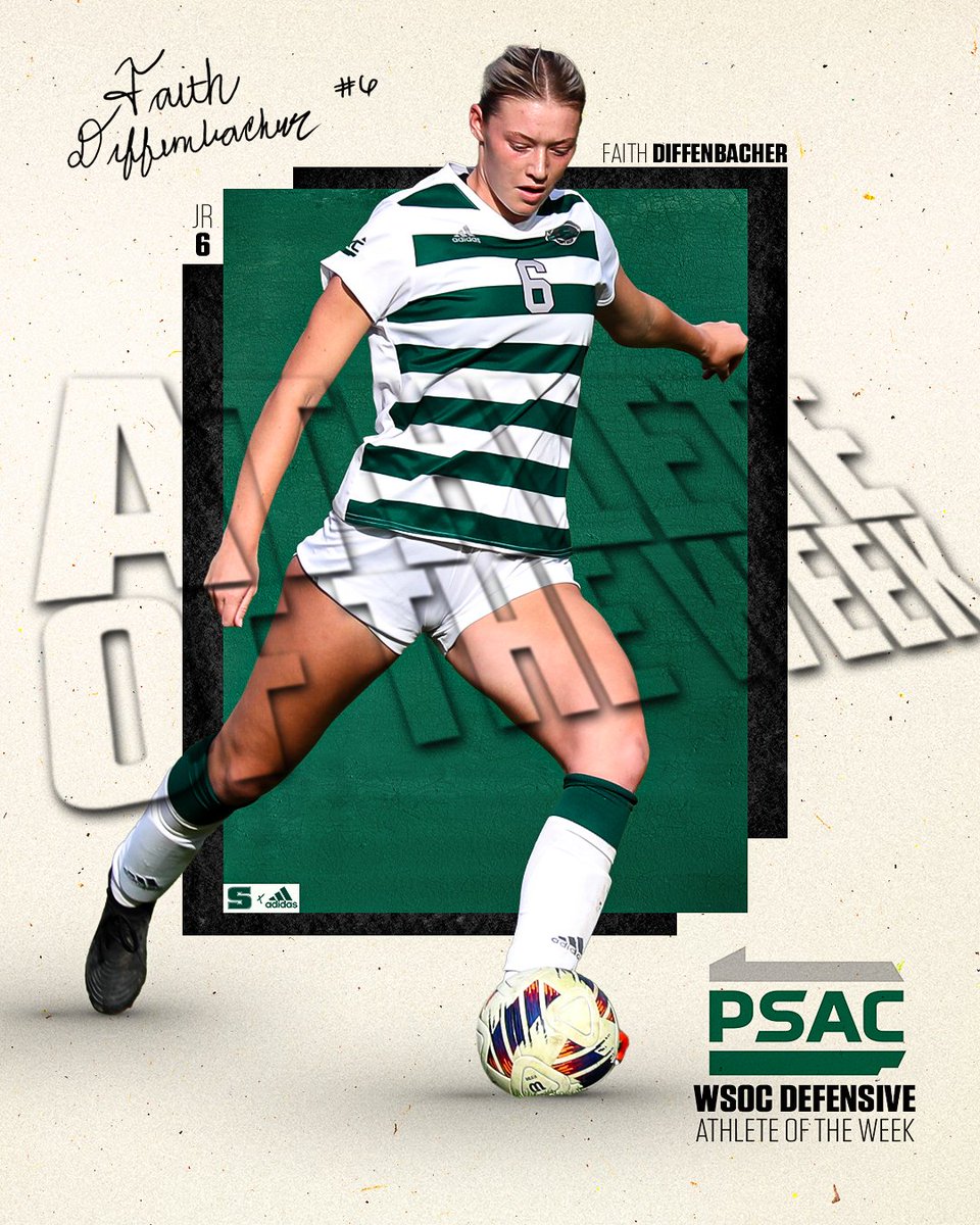 Rock_Athletics's tweet image. WSOC: Slippery Rock women’s soccer defender Faith Diffenbacher was named the PSAC West Defensive Athlete of the Week for the first time in her career, the conference office announced Monday.

Story 🔗: bit.ly/3SlhGb3