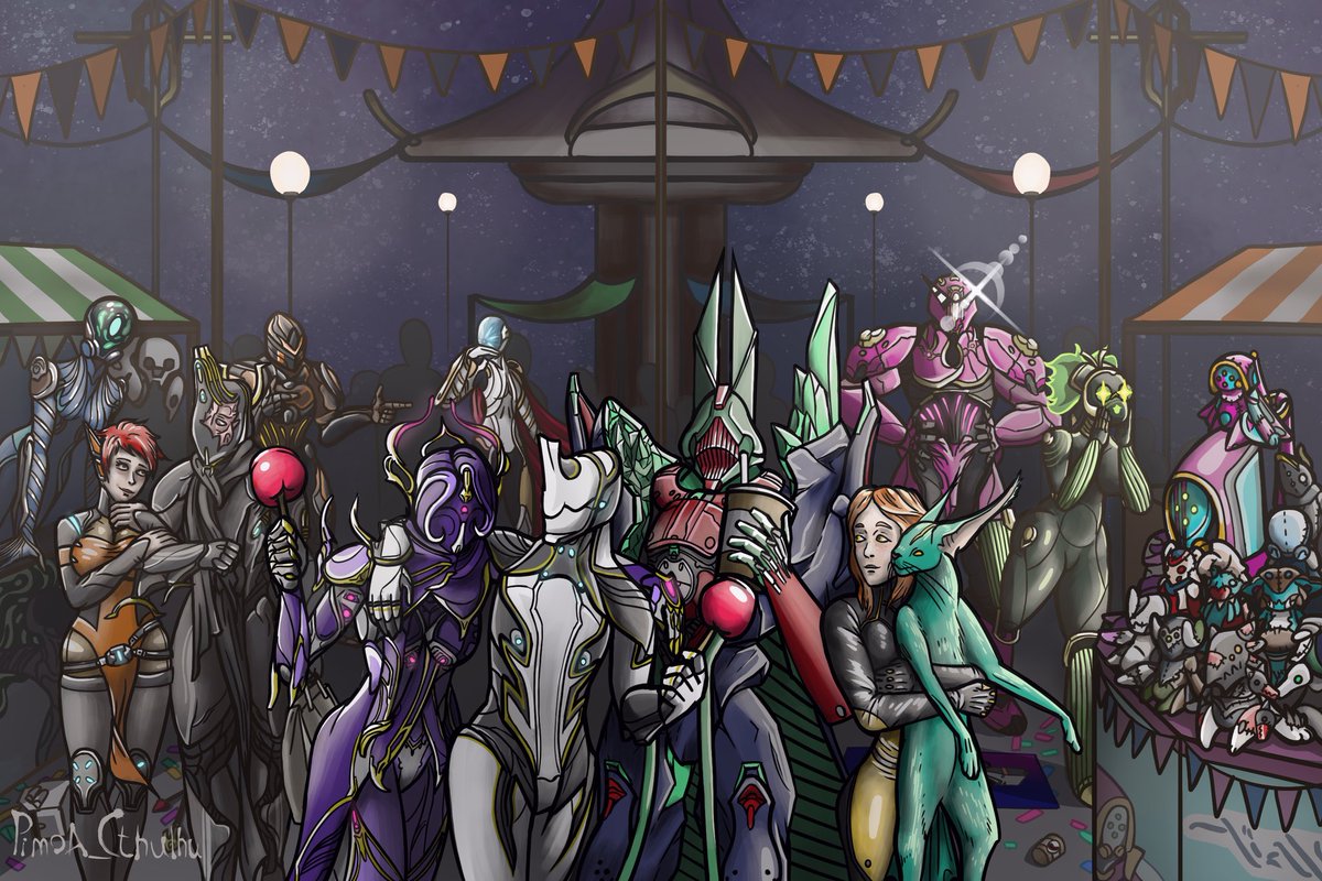 Happy Halloween to my favorite creators! In honor of this holiday, I've decided to gift you all a piece of art #TennoCreate #WarframeFanArt #Warframe