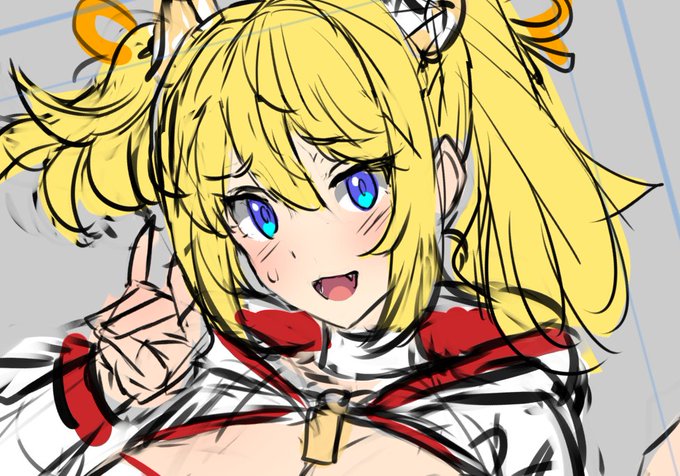 カラーラフまで。パーカー着せてみたものの、想定していたより太いシルエットになったので、若干サイズをシュッとさせました。 