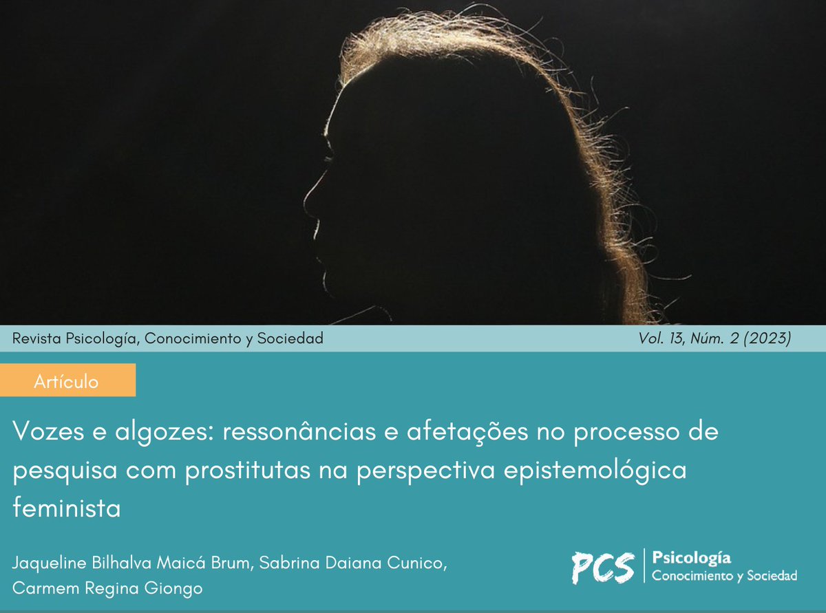 Revista Psicología, Conocimiento y Sociedad tweet media