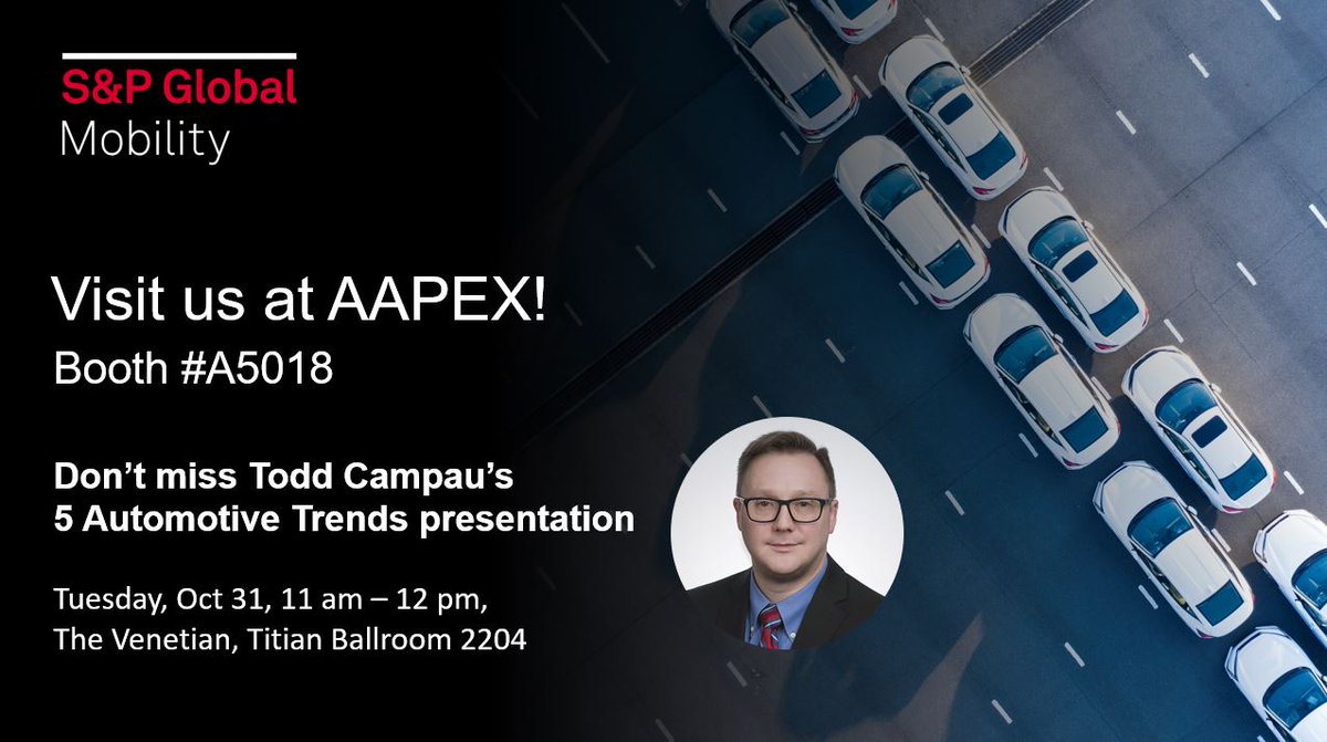 Come and visit us at AAPEX 2023 in Las Vegas. 
#Aftermarket  #AAPEX23
