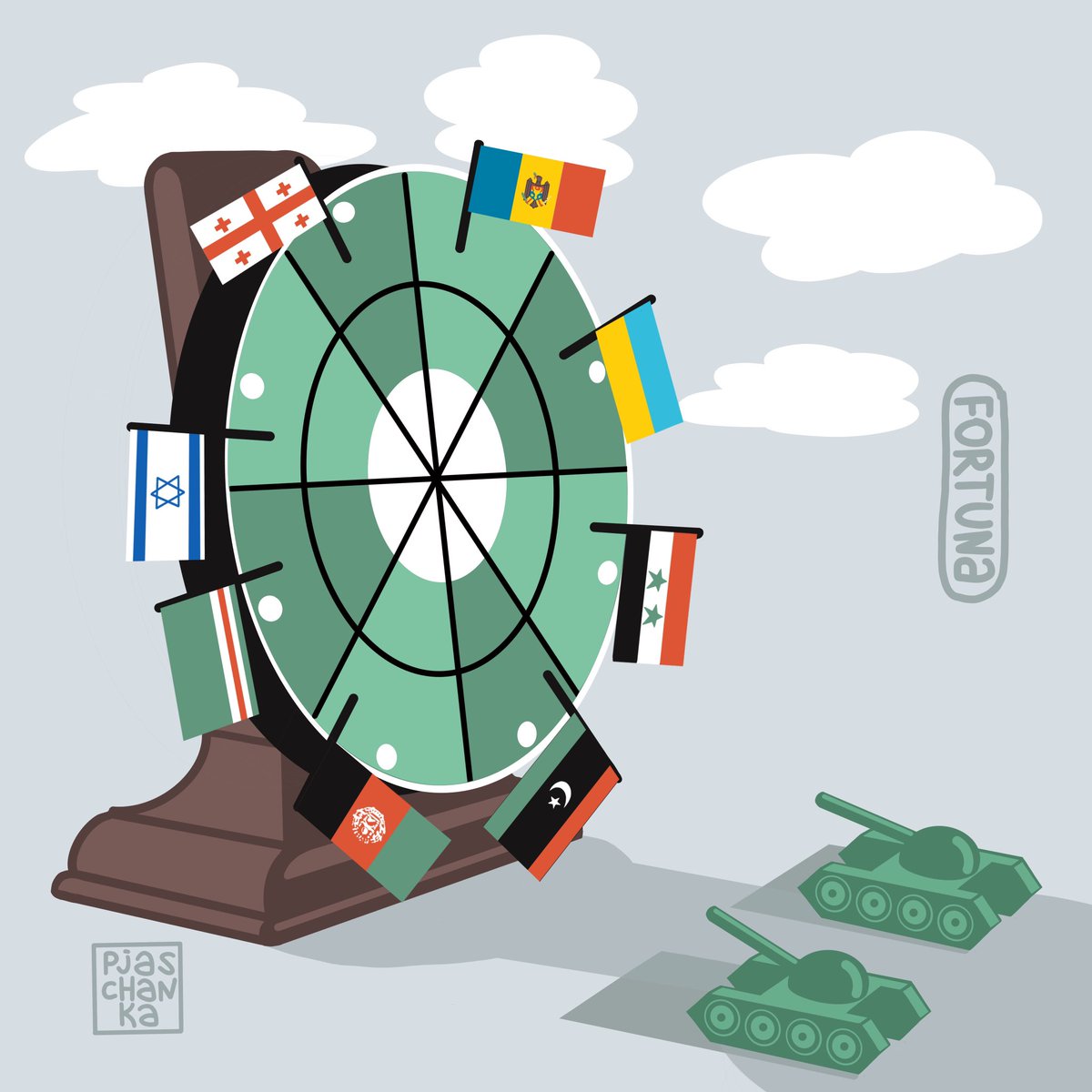 pjaschanka's tweet photo. Колесо фортуни
Wheel of Fortune
Illustration for the 9th word from the prompt "fortune". The inktober challenge 2023.
#inktober2023 #wheelthrown #wheelfortune #inktoberfortune #inktoberukraine2023 https://t.co/W3OMhNb8UI