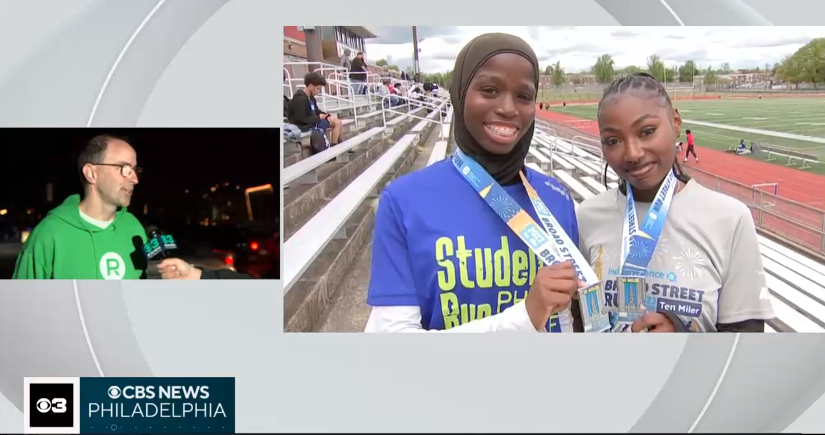 Hornercom's tweet image. Congratulations to all the students from @StudentsRunPhl who ran 10 or 20 miles in preparation for @Philly_Marathon weekend!

It was great to have @RossDiMattei of @CBSPhiladelphia as well as @6abc on hand to cover the longest training run of the season.