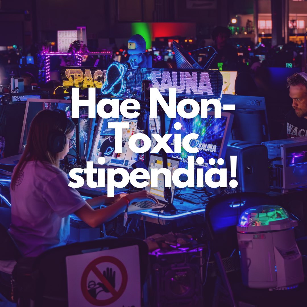 Sujuiko opiskelijan lukuvuosi hienosti? Ilmianna hänet Non-Toxic-stipendin saajaksi! 

Klikkaa linkistä ja lue lisää🤓👇🏻 seul.fi/ilmoita-opiske…

#esportsfi