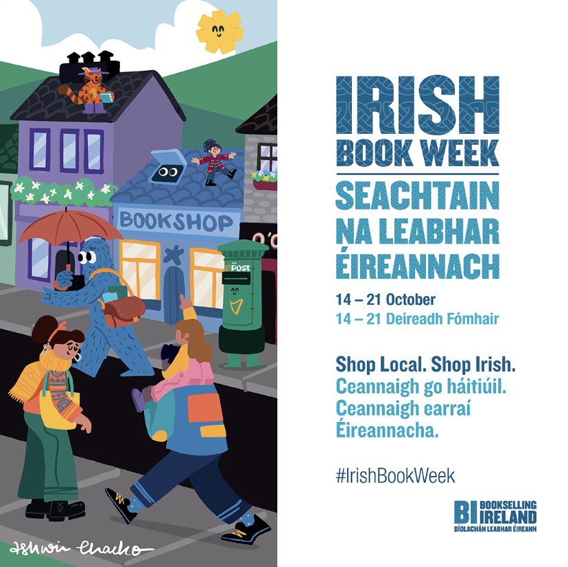 booksellingirel's tweet photo. #IrishBookWeek is over for another year, but of course supporting Irish writers, illustrators, publishers, and bookshops is something we can and should do all year round. If we don’t, we risk losing a vital part of the Irish cultural landscape. https://t.co/O9RyU2hSS1