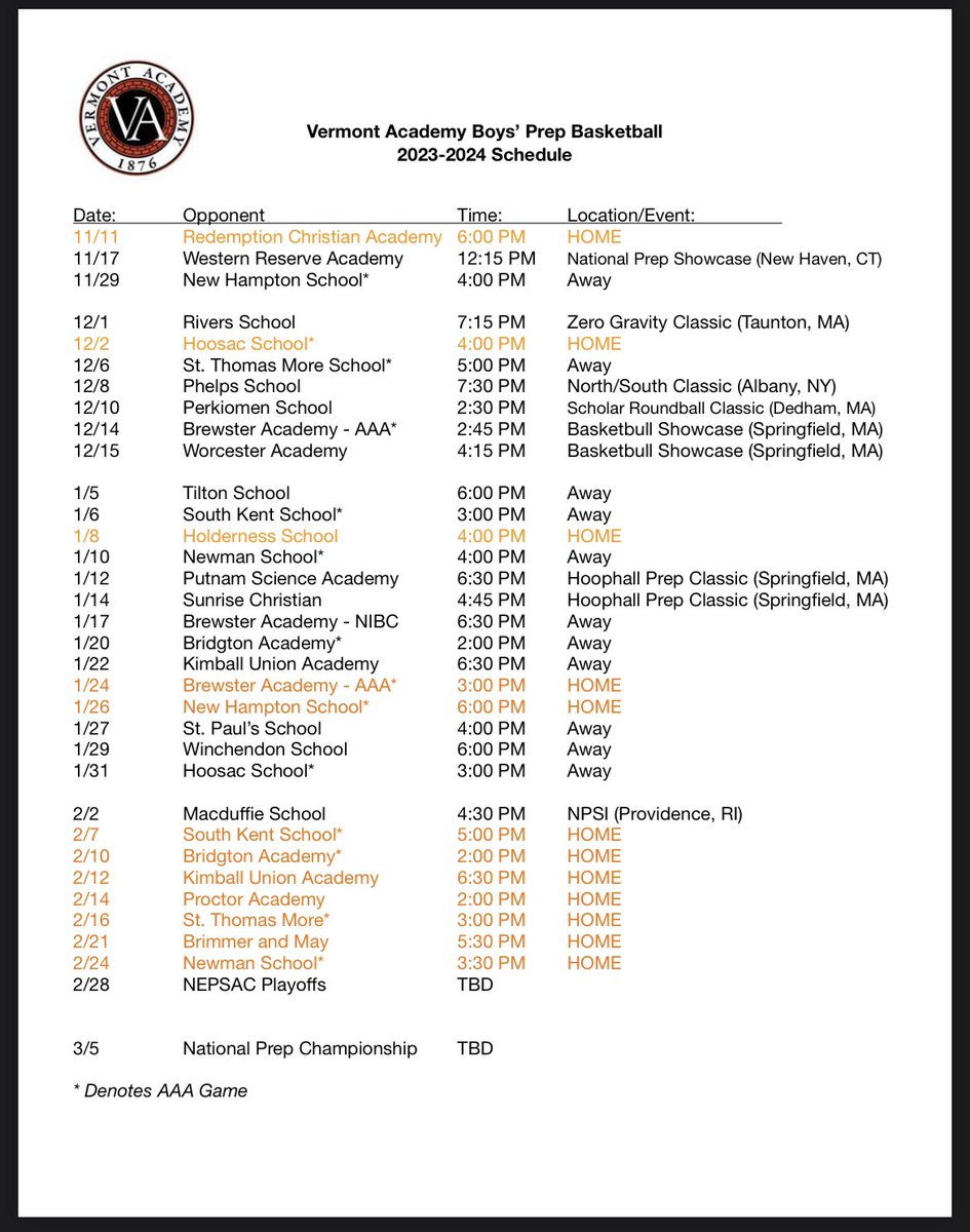 Vermont Academy Boys' Prep Basketball tweet media