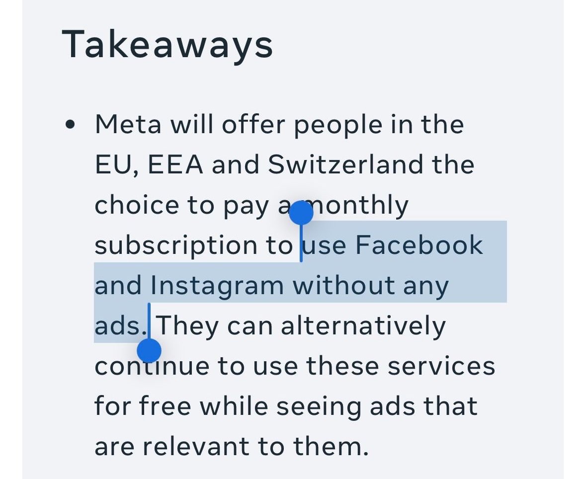 Wow! This is BIG 👀 #facebookads #meta linkedin.com/posts/bramvand…