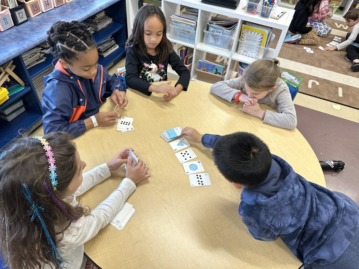 We ♥️ Math Games! 

Today we played, Name That Number! We used our addition and subtraction skills to hit the target number, using as many numbers as possible! We had so much fun! 
#MahwahConnects <a href="/LMMahwah/">Lenape Meadows School</a>