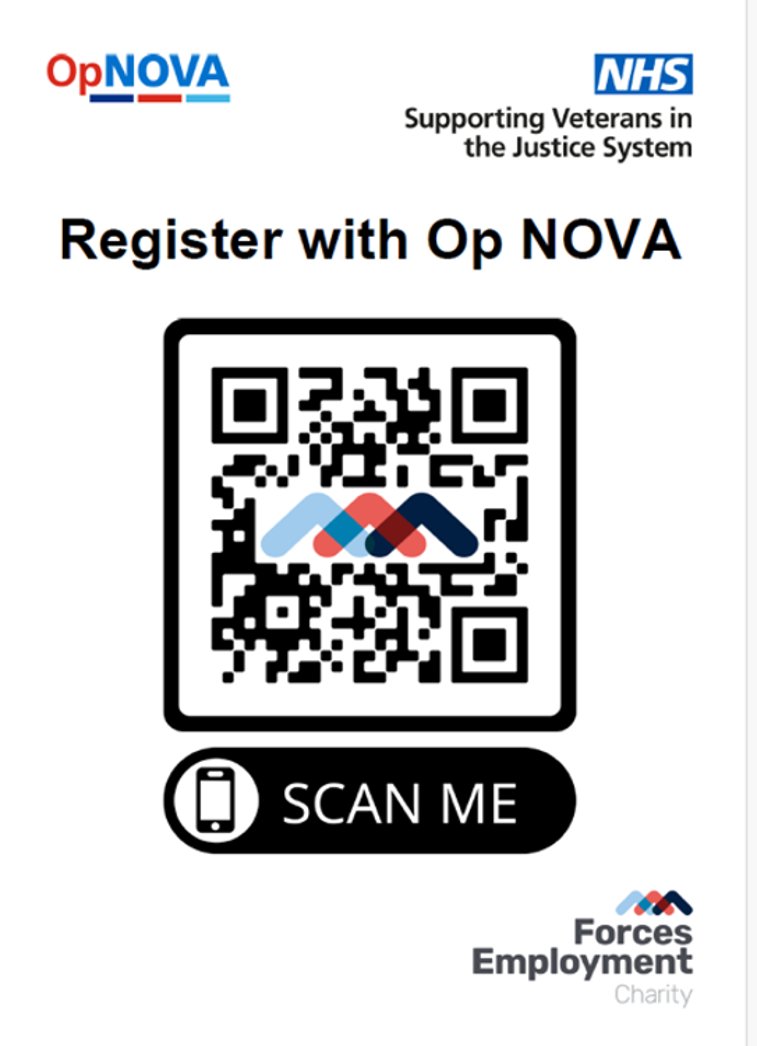Check out <a href="/OpNOVA_UK/">Op NOVA</a> new direct QR Code link for statutory &amp; non-statutory organisations to be able to refer #Veterans in contact with the #JusticeSystem direct into support without navigating the homepage

BIG Thanks to Mark <a href="/gmpolice/">Greater Manchester Police</a> &amp; Marc <a href="/ForcesEmploy/">Forces Employment Charity</a> for coming up with this