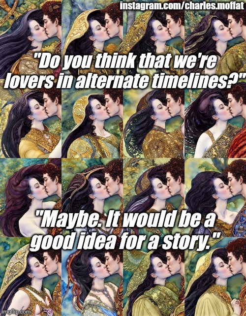 charlesmoffat's tweet photo. Not sure what genre or subgenre you want to write?

What if you wrote a story that is set in 16 different worlds, each with its own timeline?

#writing #alternatetimelines #lovers https://t.co/pCVsu9kBgR