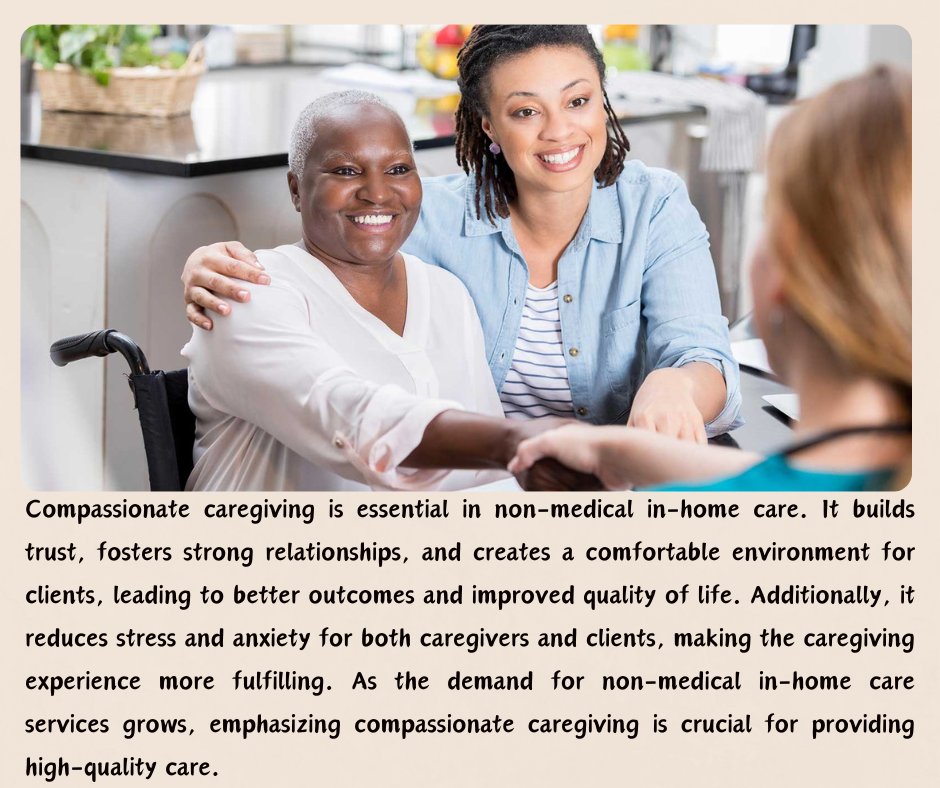 The Importance of Compassionate Caregiving in Non-Medical In-Home Care Services.
#inhomecare #inhomecareservices #CompassionateCaregiving #hopeandfreedom