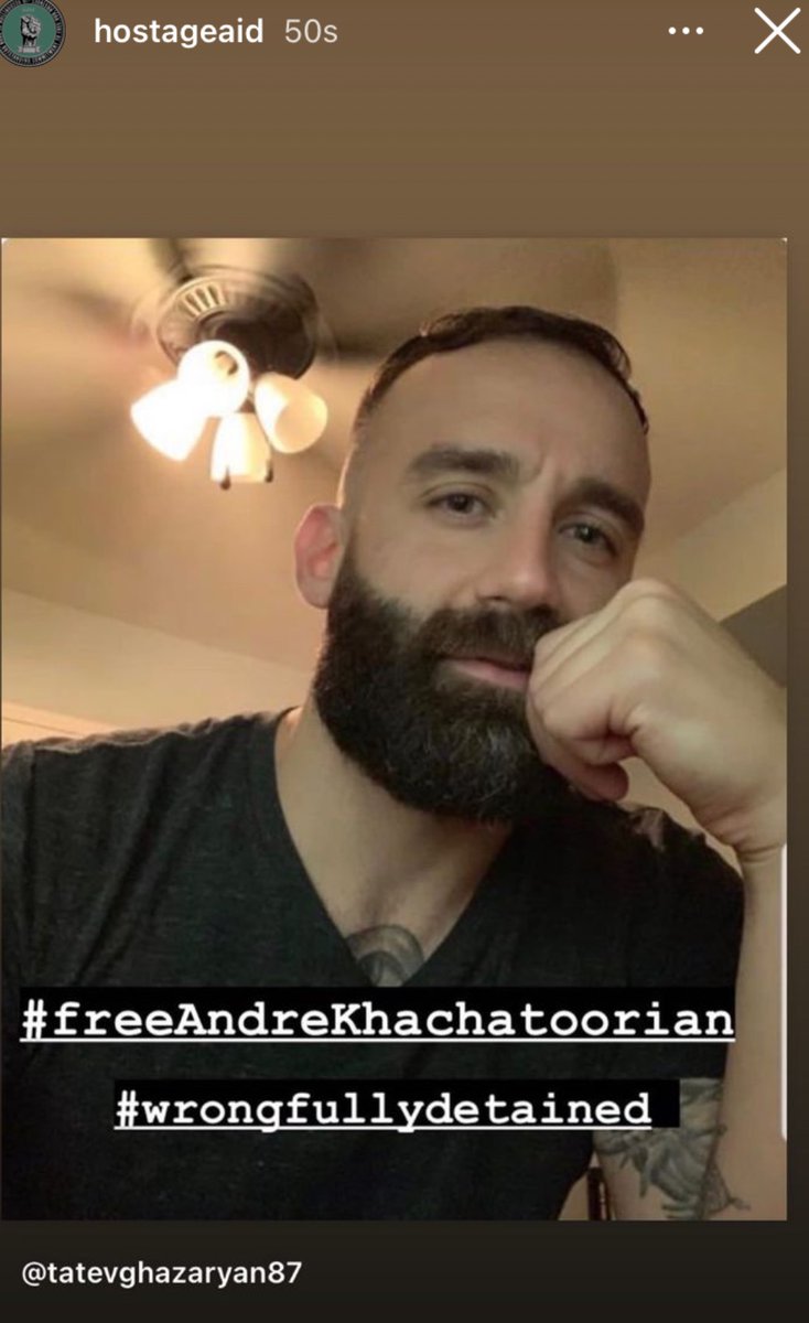 #freeAndrekhachatoorian 
#wrongfullydetained
#Bringhimhome
@freeandrekhach  @SecBlinken  @POTUS @StateDept