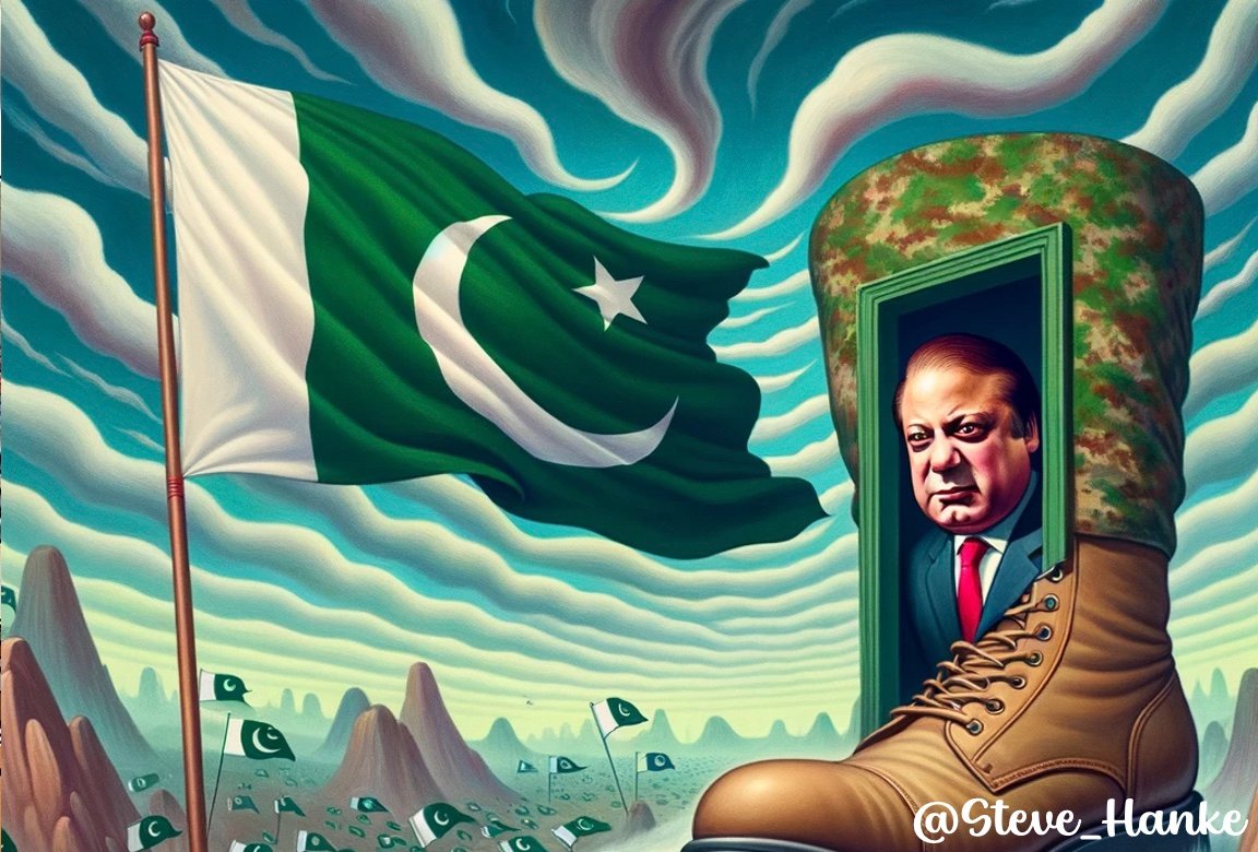 steve_hanke's tweet photo. #PAKWatch: I wonder what the Pakistani generals &amp; former PM SLIPPERY Sharif are up to?

It’s time to audit all their bank accounts. https://t.co/DCGXtBEXZL