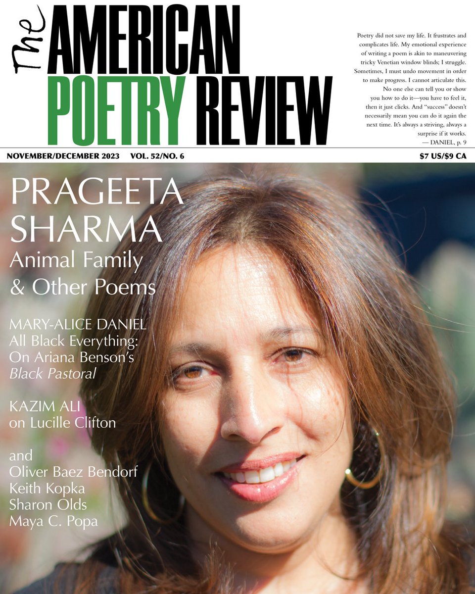 Our November/December issue features bold, fresh new work from @prapra, @KazimAliPoet, @JaredHarel, Sharon Olds and so many more. Subscribe today for less than the price of one fancy coffee per month: loom.ly/jw33Kgk