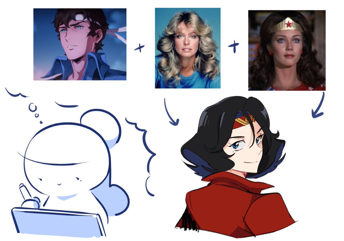 my actual thought process when drawing other DC characters as if they were in my adventures with superman haha