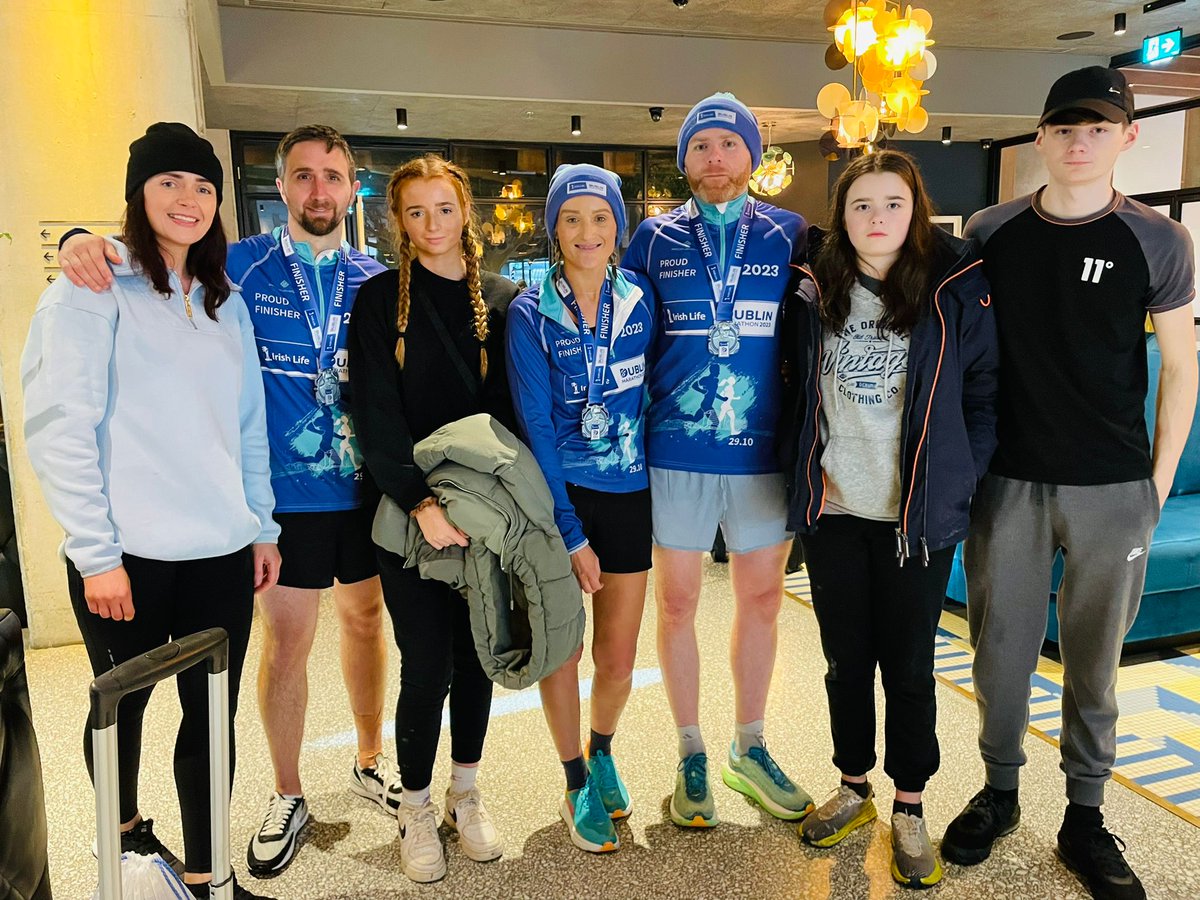 ByrneGu's tweet photo. 1st and hopefully not last #DublinMarathon https://t.co/2seFNQFD0L