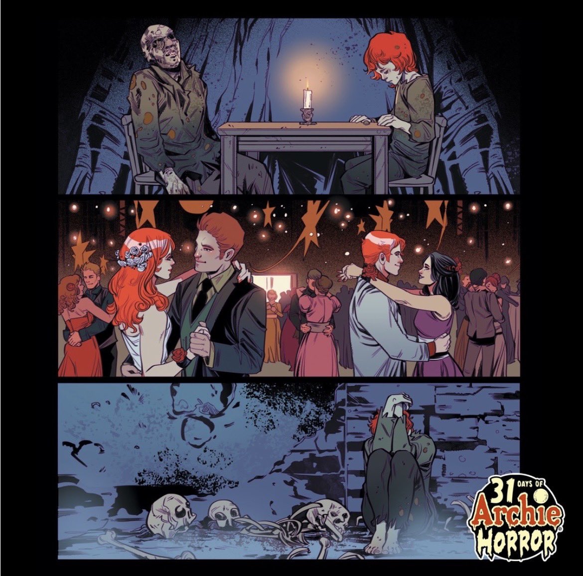 ArchieComics's tweet photo. Life was not easy for Julian, the secret Blossom triplet. #31DaysofArchieHorror (Art from Blossoms 666). https://t.co/a7XGj4uxFO