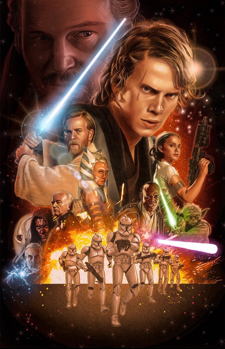 The Star Wars prequel trilogy by Kevin Nguyen