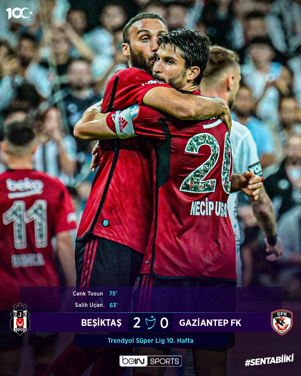 Beşiktaş JK 2-0 Gaziantep FK, Süper Lig