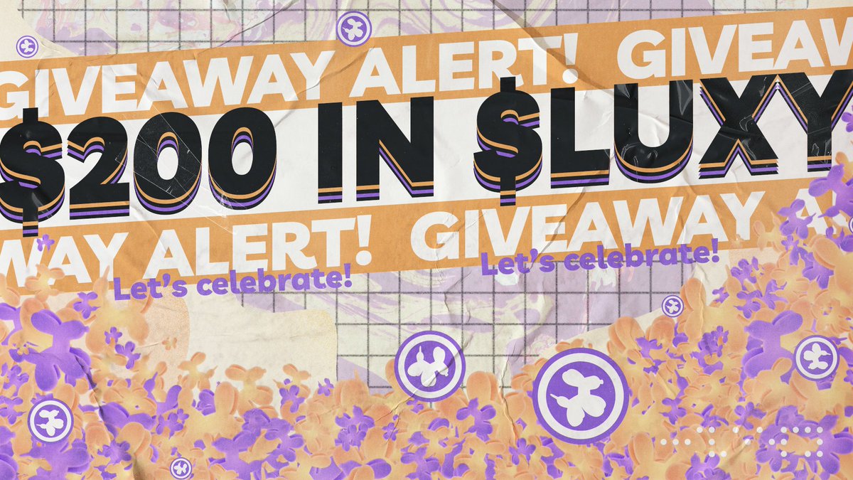 Luxy_io's tweet image. 💰 $LUXY GIVEAWAY! 💰

Time to make your wallets a little heavier! We're giving away $200 in $LUXY to two lucky winners! 🚀

To enter:

✅ RT &amp;amp; Like this tweet
👉 Follow @Luxy_io &amp;amp; @RolluxL2
🫂 Tag 2 #NFT friends
👾 Join discord.gg/luxy

Good luck, #LuxyLovers! 🐶💜