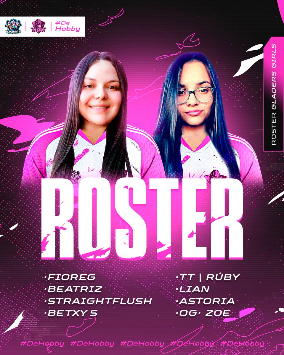 The Gladers (@the_gladers) on Twitter photo #Presentación #RosterFem 🧞♀️
Es un honor para nosotros presentarles el roster femenino que nos estará representando en la arena.
🇦🇷 <a href="/FioreGiraudo/">🌺 •𝙵𝙸𝙾𝚁𝙴𝙲𝙸𝚃𝙰• 🌺</a>
🇨🇷 @CascanteBeatriz
🇧🇷 <a href="/Gesycr/">Gesy</a>
🇲🇽 <a href="/Betxy300/">❤️🇲🇽B E T X Y ✨❤️👑</a>
🇦🇷 <a href="/RubYTTraitors/">🇦🇷𝕋𝕋 ℝÚ𝔹𝕐🇦🇷</a>
🇻🇪 <a href="/Lian0616/">Lian</a>
🇮🇹 <a href="/AstoriaE94/">Astoria</a>
🇦🇷 <a href="/ZoeliZoe/">•𝙾𝙶•𝚉𝚘𝚎🤍</a>
¡Con Todo! 💖
#DeHobby 🐺 #Presentación #RosterFem 🧞♀️
Es un honor para nosotros presentarles el roster femenino que nos estará representando en la arena.
🇦🇷 <a href="/FioreGiraudo/">🌺 •𝙵𝙸𝙾𝚁𝙴𝙲𝙸𝚃𝙰• 🌺</a>
🇨🇷 @CascanteBeatriz
🇧🇷 <a href="/Gesycr/">Gesy</a>
🇲🇽 <a href="/Betxy300/">❤️🇲🇽B E T X Y ✨❤️👑</a>
🇦🇷 <a href="/RubYTTraitors/">🇦🇷𝕋𝕋 ℝÚ𝔹𝕐🇦🇷</a>
🇻🇪 <a href="/Lian0616/">Lian</a>
🇮🇹 <a href="/AstoriaE94/">Astoria</a>
🇦🇷 <a href="/ZoeliZoe/">•𝙾𝙶•𝚉𝚘𝚎🤍</a>
¡Con Todo! 💖
#DeHobby 🐺