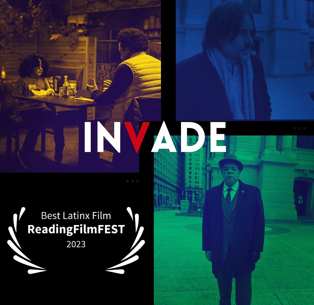 InVade won Best Latinx Film at the 2023 ReadingFilm Festival!  I am so proud of this environmental sci-fi short!  Looking forward to developing the series! 

Thank you so much @readingfilmoffice and Marsha Upshaw for the recognition and support.
 #womenmakemovies #womandirector