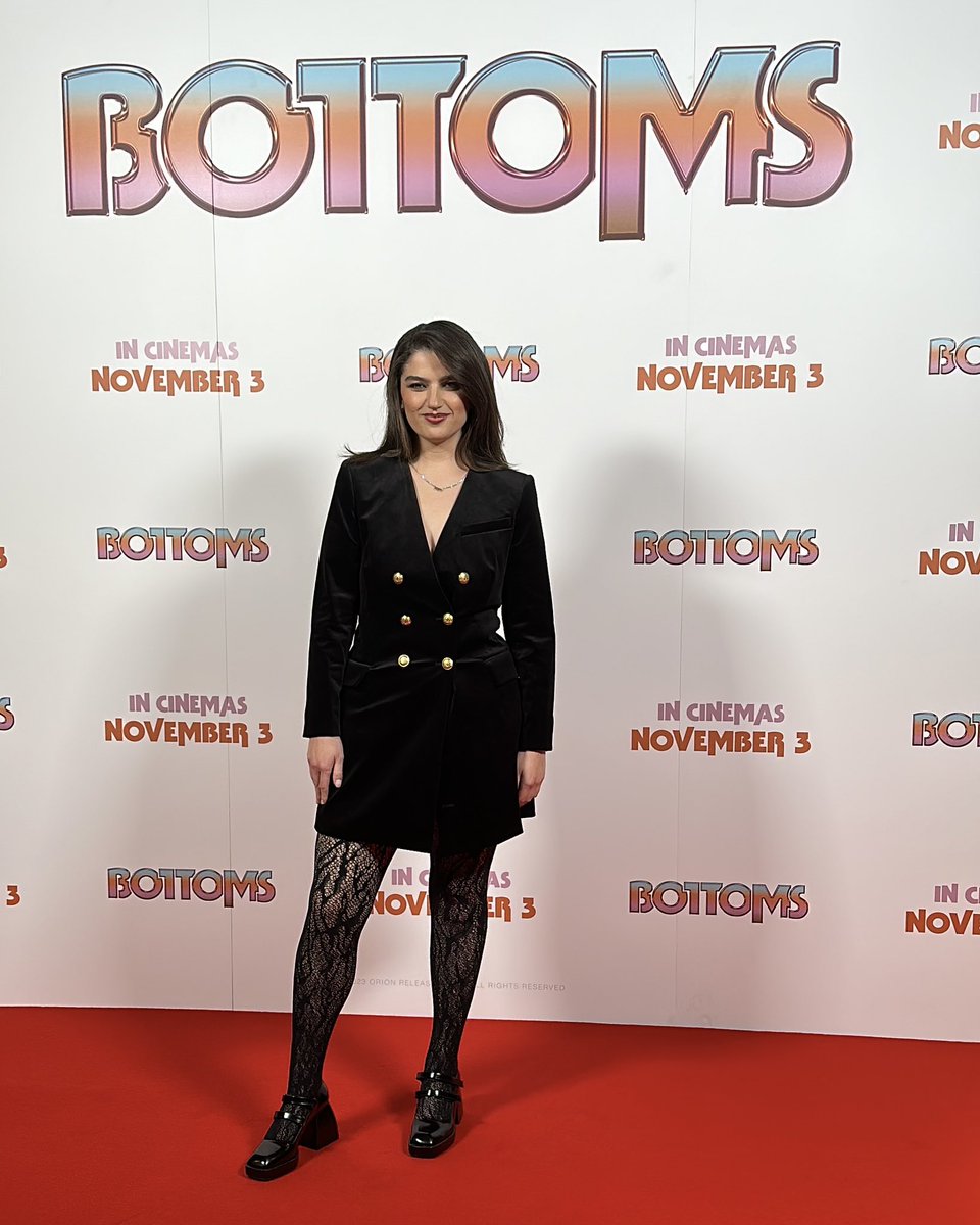 ladies and gentlemen, her... 

#BottomsMovie director, Emma Seligman has arrived 💅