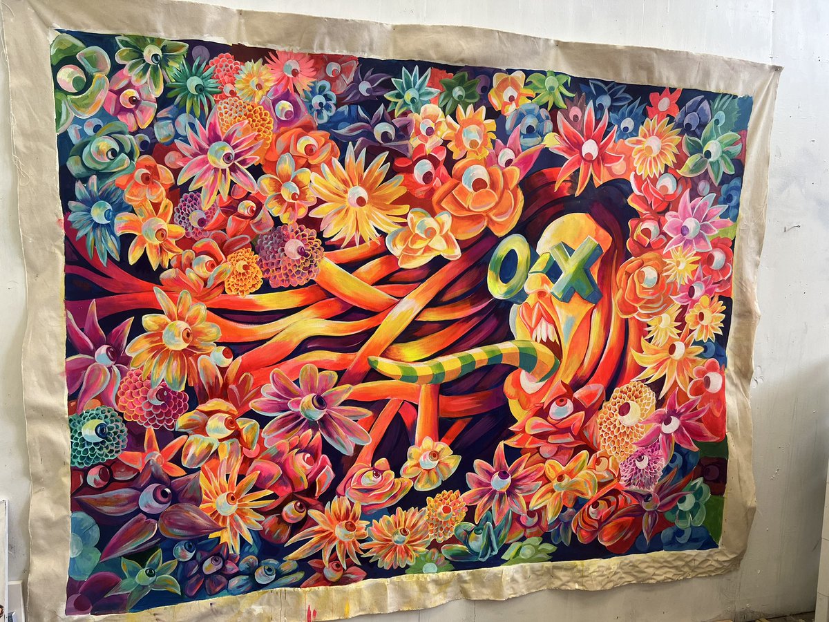 Still a bit of a work in progress, I’ll never be done with this painting, but hey it’s gonna be really cool.