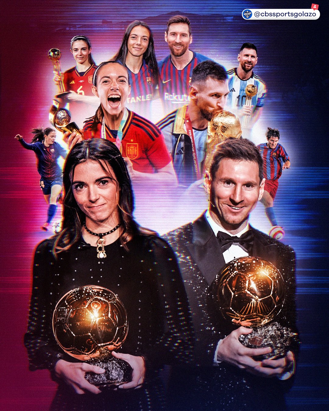 CBS Sports Golazo ⚽️ on X: "From La Masia to winning the World Cup and Ballon d'Or trophies. 🏆 What a journey it has been for Leo Messi and Aitana Bonmati. ❤️