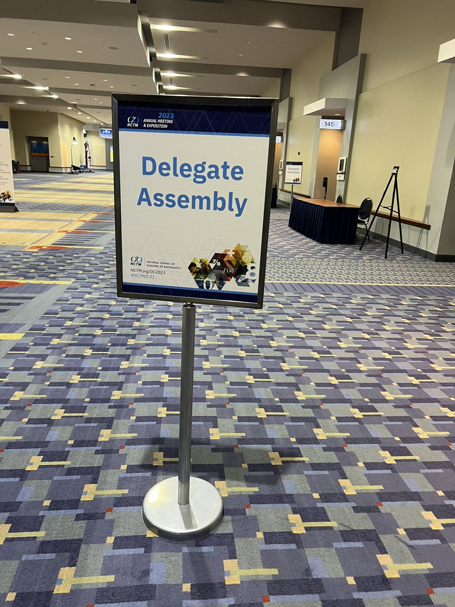 marci_math's tweet photo. @NCTM 2) Delegate Assembly on Thursday morning #NCTMDC23 https://t.co/UnHb7y5eR8