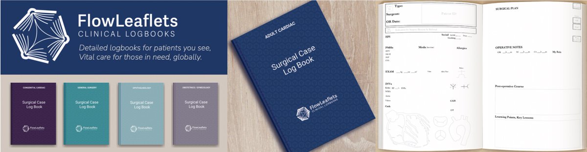 We’re excited to finally introduce, #FlowLeaflets! Detailed clinical logbooks to enhance your OR performance 😷✨with all proceeds towards #globalsurgery impact 🌍