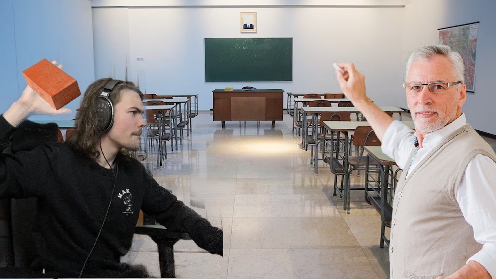 just_naks's tweet photo. @Izzy_Glizzy_Osu @MilleBruh well im just gonna throw a brick at your teacher https://t.co/dtpmfBLq7l