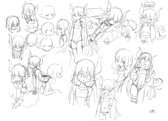 えま★おうがすとさんらくらくがき。