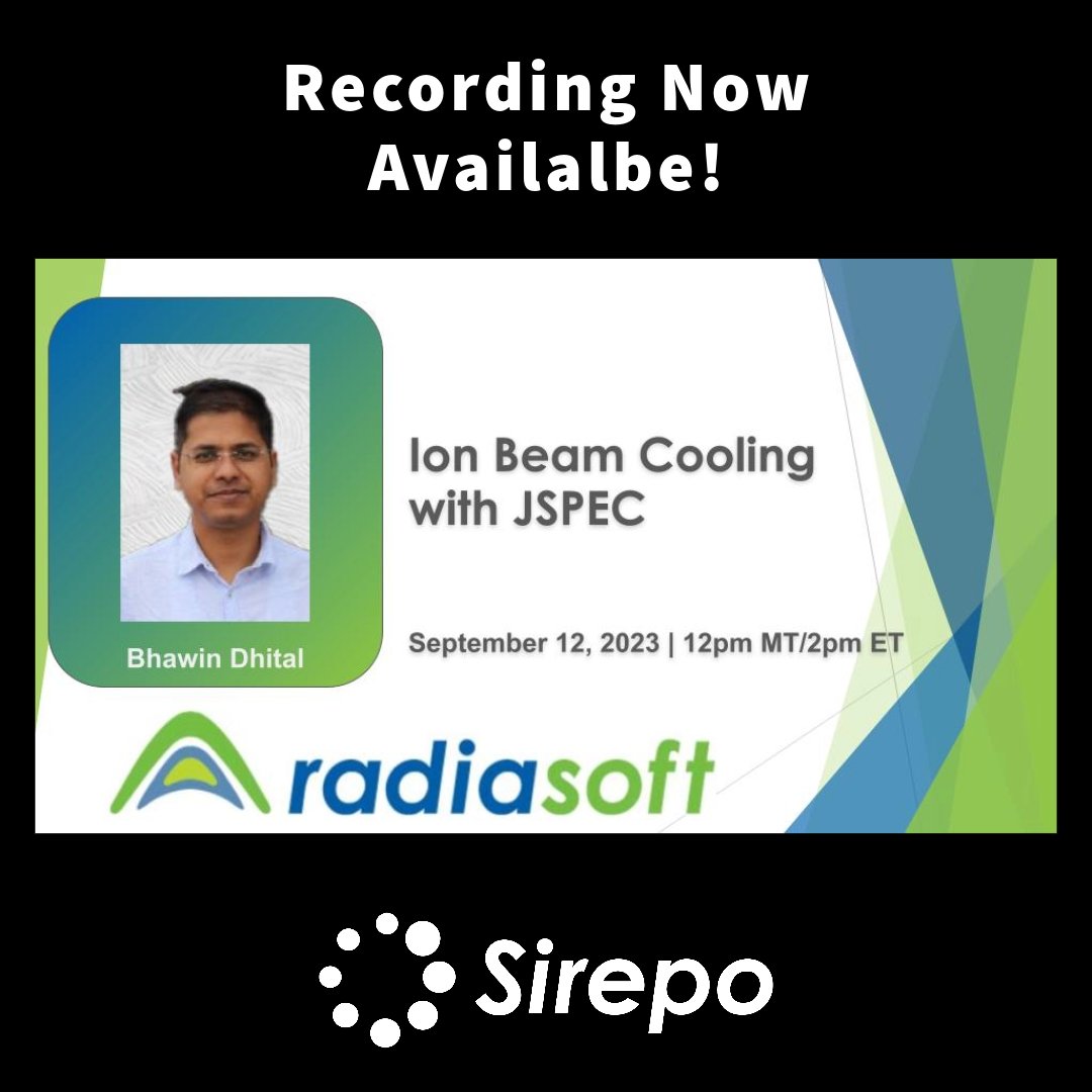Catch up with our September webinar--Recording now available! (Don't forget to Like &amp; Subscribe!)

youtu.be/ZEFpYELAC1g

#physics #webinars #sciencetalks #software #modeling #visualization #ioncooling #JSPEC