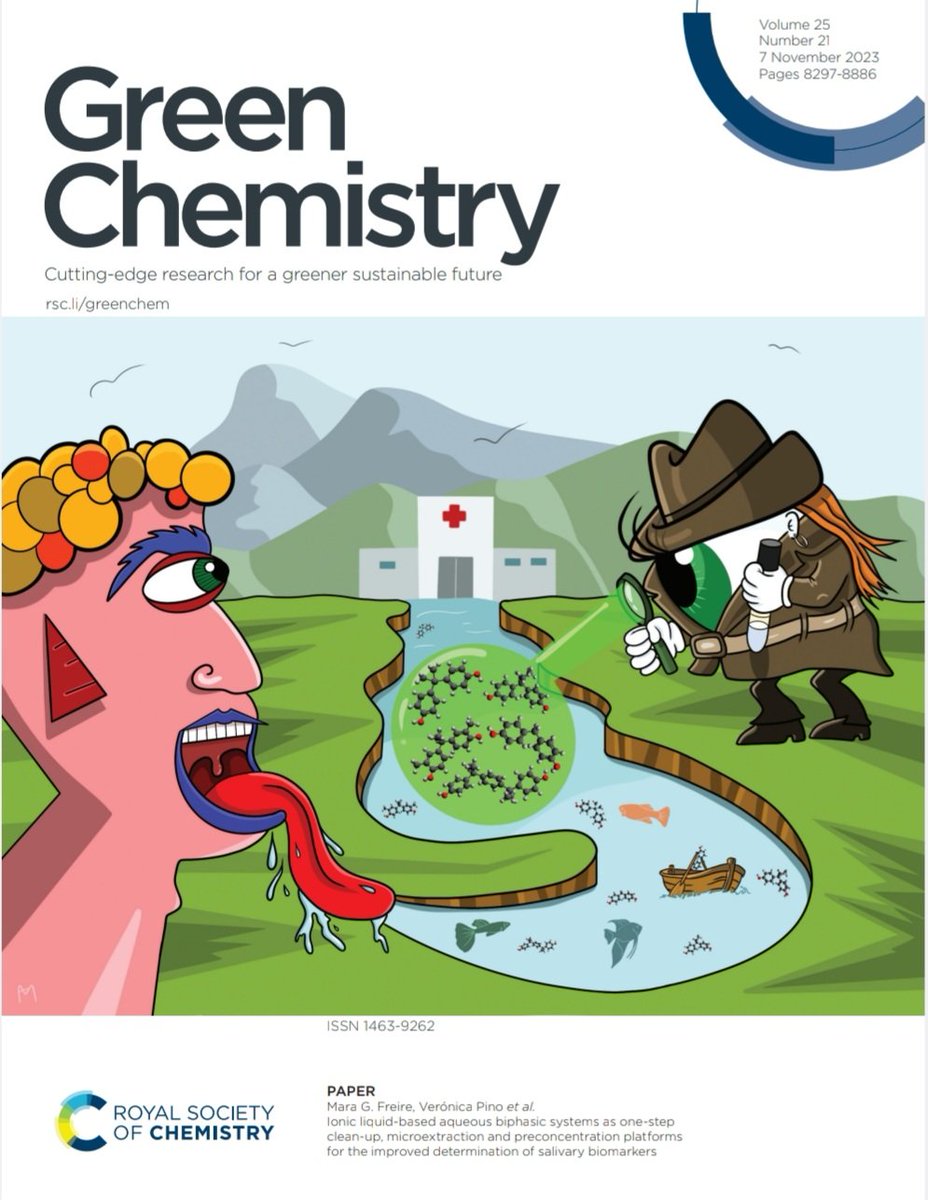 raugonz96's tweet photo. I am excited to share that our article has been selected as Front Cover of @green_rsc !! Take a look at volume 25 (issue 21): https://t.co/hQi8EXic5d
And don't forget to read the article (Open Access)👇🏼 https://t.co/YyvqfNJjiD
Here it is the amazing artwork for the cover 👀 https://t.co/ena7rr88nC