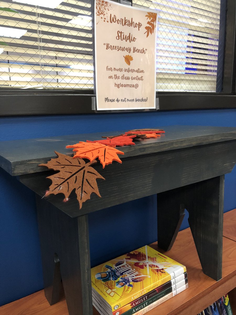 Huskies, check out these incredible Breezeway Benches on display in the Upper &amp; Lower LC. Students in Workshop Studio built these pieces of furniture. Interested in the class? See Mr. Gleamza! #letahuskieleadtheway